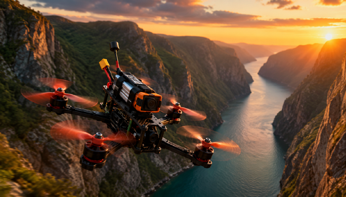 Eigenbau Quadrocopter Drohne